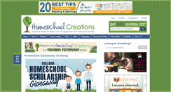 Desktop Screenshot of homeschoolcreations.net